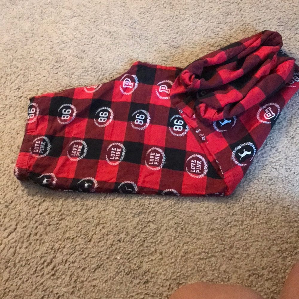Vintage PINK! Buffalo check pj pants